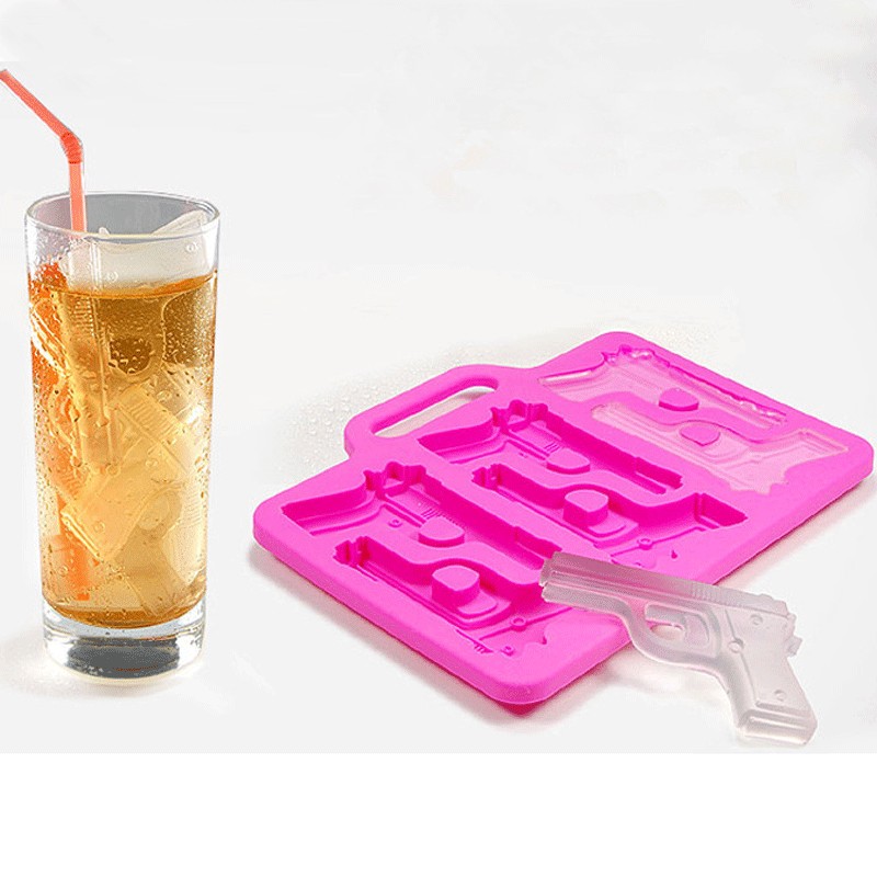 ที่ทำน้ำแข็ง รูปปืน ซิลิโคน