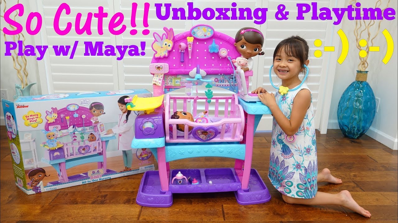 เตียงเลี้ยงเด็ก Disney Junior Doc McStuffins Baby All in One Nursery