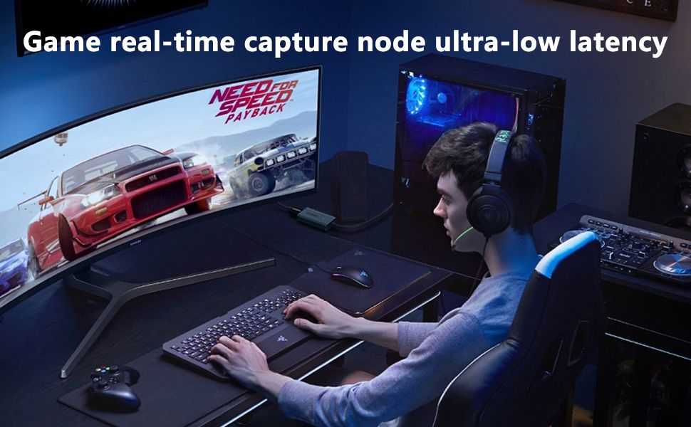 USB3.0 Video Capture Card HDMI Input 4K60Hz Output 1080P60Hz by Onten