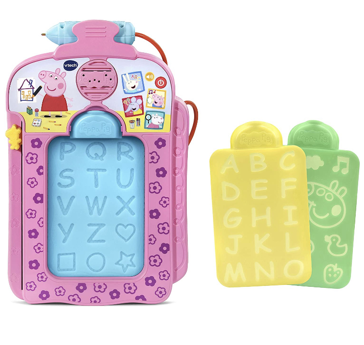 บอร์ด VTech Peppa Pig Scribbles & Sounds Doodle Board, Pink