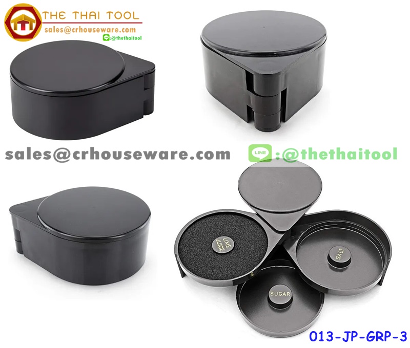 ถาดไลด์ 3 ถาด ถาดใส่เกลือ น้ำตาล และที่รองซับน้ำ ถาดค็อกเทล ถาดสไลด์บาร์ อุปกรณ์บาร์