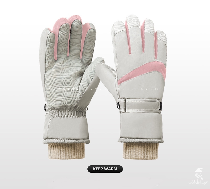 ถุงมือกันหิมะ ถุงมือสกี กันหิมะทัชสกรีน ชาย/หญิง มี 3 สี