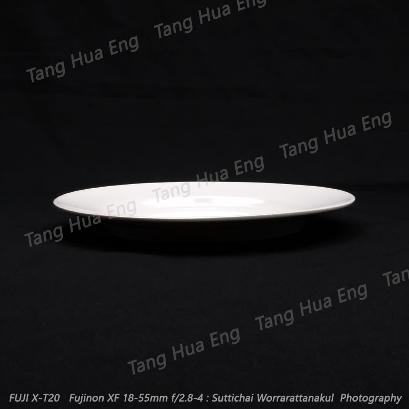 จานทรงตื้น 7.5 นิ้ว #P117-7.5 สีครีมขาว ตราซุปเปอร์แวร์