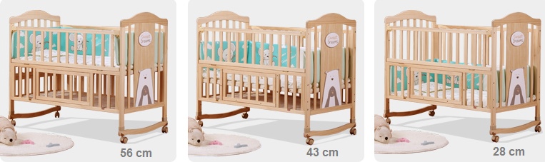 เตียงนอนไม้สำหรับเด็ก Double Bed ปรับขยายเตียงใหญ่ได้ TB101013 (W3)