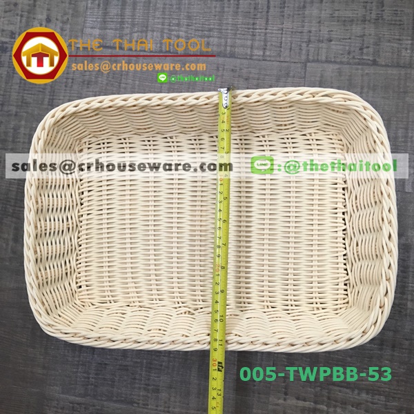 ตะกร้าหวายเทียม แบบเหลี่ยม 005-TWPBB-53