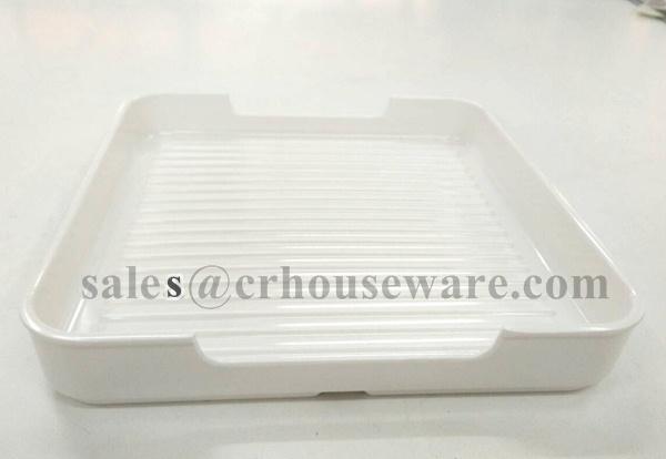 ถาดเนื้อ,เก๊ะเนื้อ 8*8นิ้ว 017-SB-580-8
