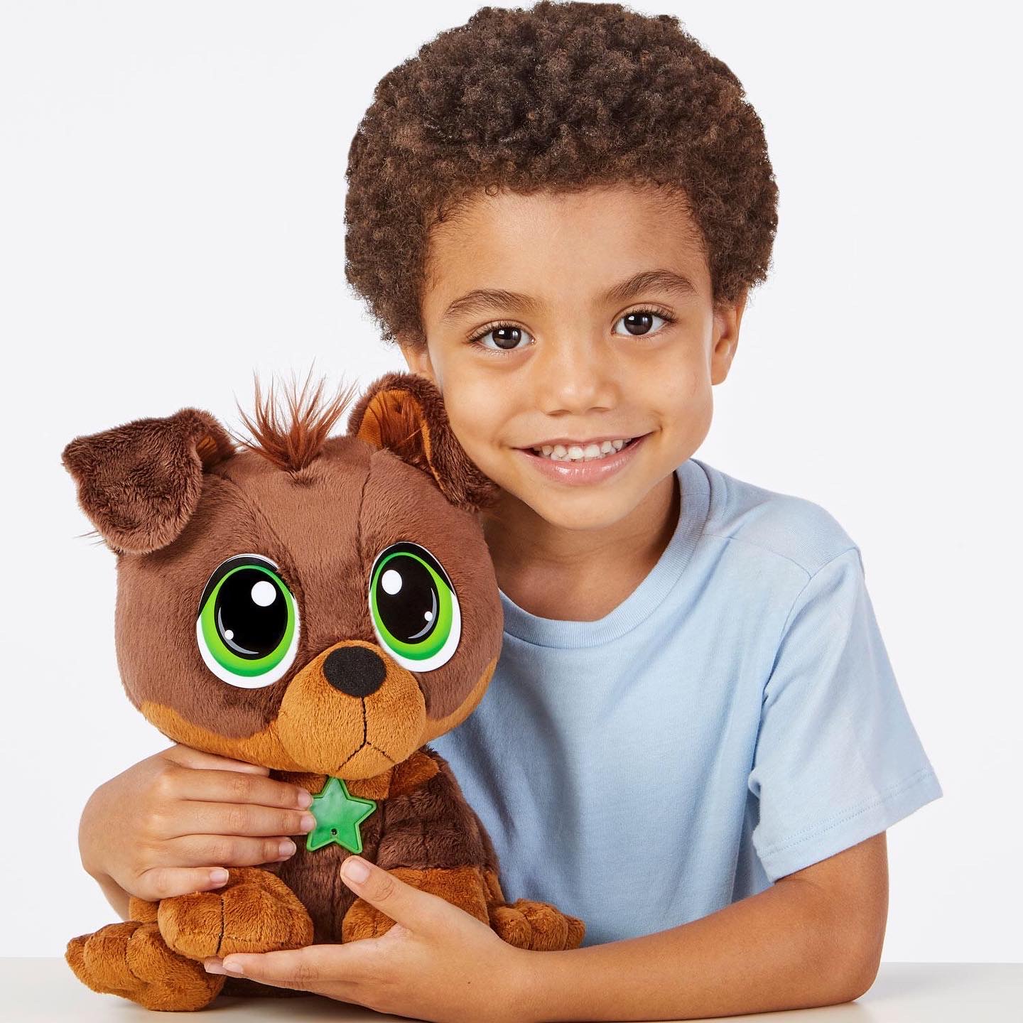 Little Tikes Rescue Tales Adoptable Pet Rottweiler Interactive Plush Pet Toy