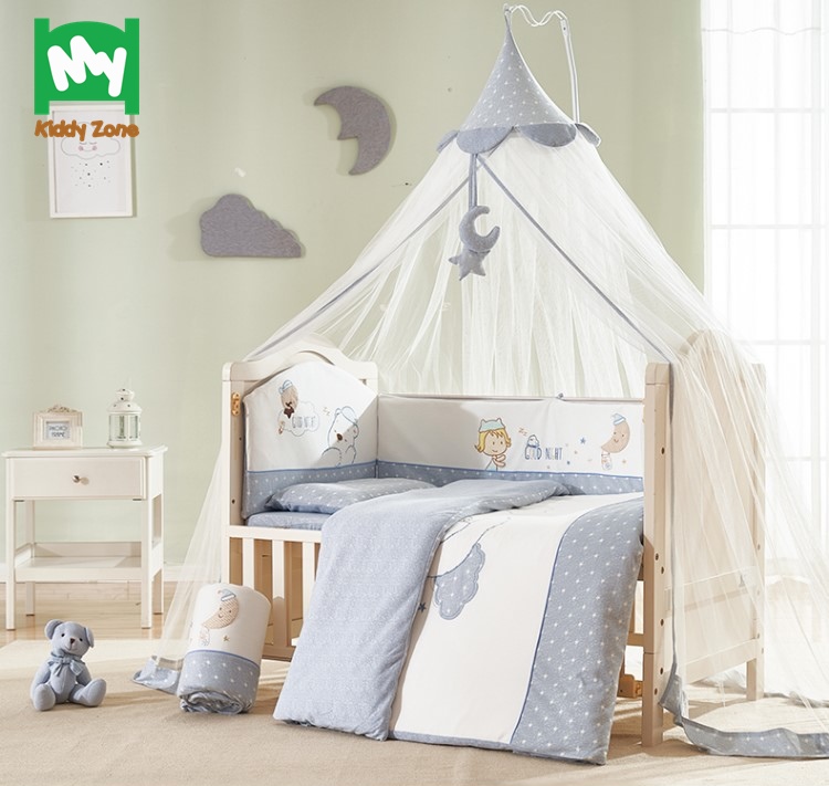 TP21119 มุ้งกระโจมคลุมเตียงเด็กทรงกรวย แบบสแตนด์ขาตั้ง