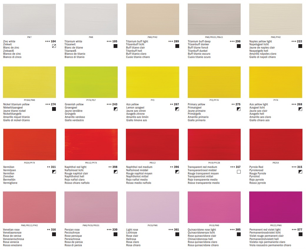 สีอะคริลิค Amsterdam 120ml