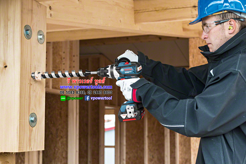 Bosch GSR18VE-EC สว่านไขควงไฟฟ้าไร้สาย 18โวลท์ พร้อมแท่นชาร์จ-แบตเตอรี่ลิเธียม2ก้อน (ใช้ GSR 18V-50 แทน)