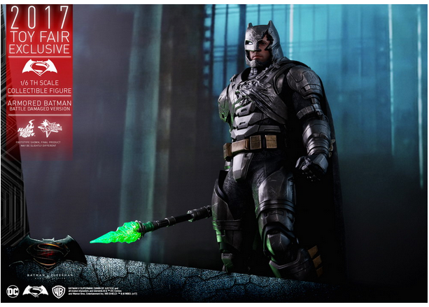 HOTTOYS - Batman v Superman: Dawn of Justice - Armored Batman Battle Damaged Version