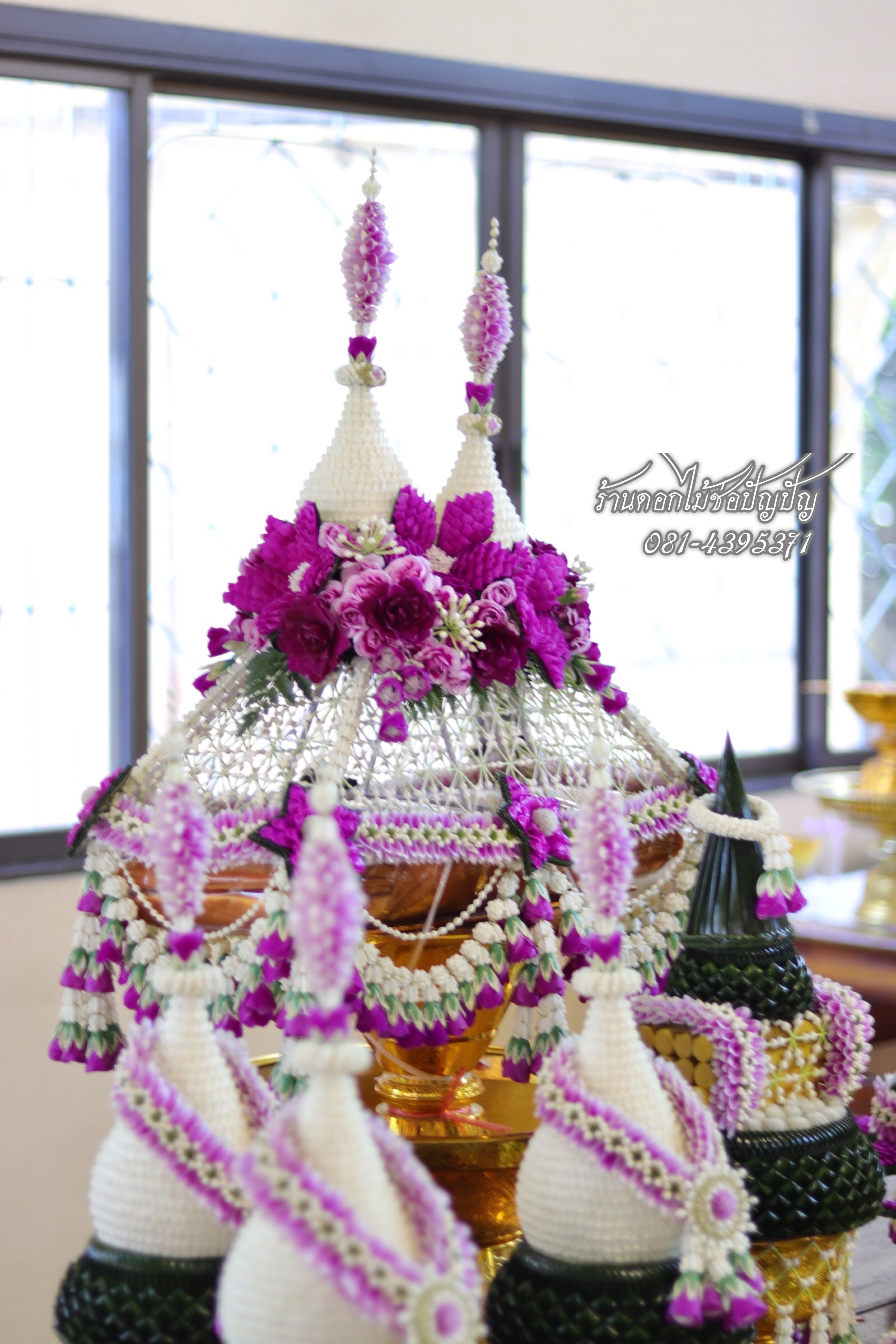 เครื่องบวชดอกไม้สด ชุดD2.