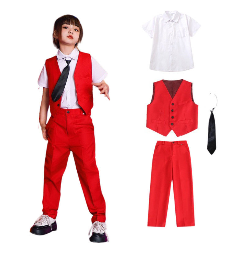 พร้อมส่ง ชุดเต้น เสื้อแจ๊คเก็ตแขนยาว+กางเกงขายาว**สินค้าเปิดจอง