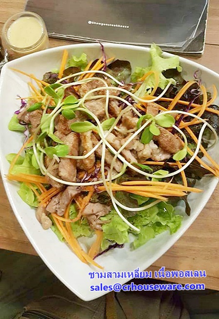 TRIANGLE SALAD BOWL Code : P 41/4711,P 41/4712