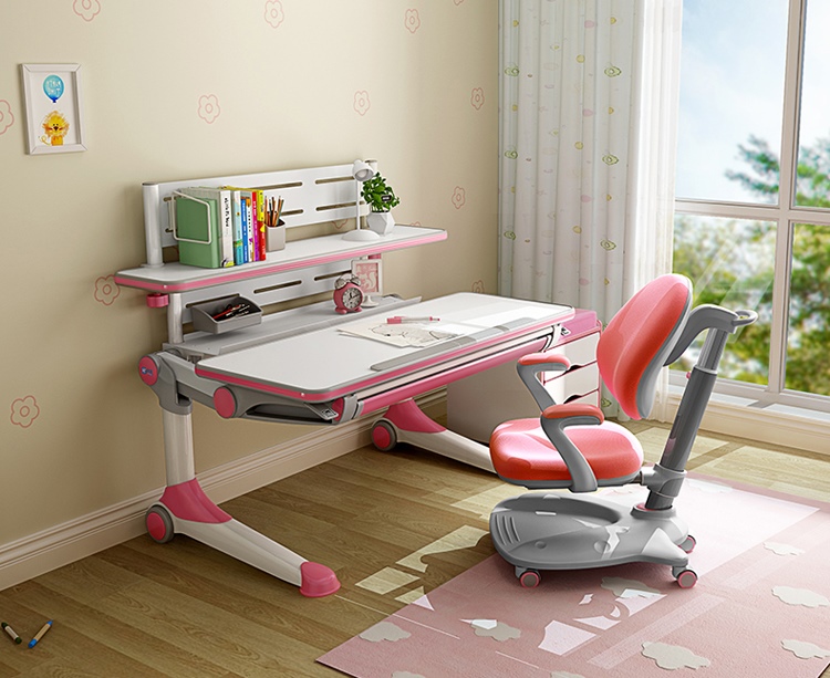 โต๊ะหนังสือเด็ก พร้อมชุดเก้าอี้ เพื่อสุขภาพ (Good for health) รหัส SMT2