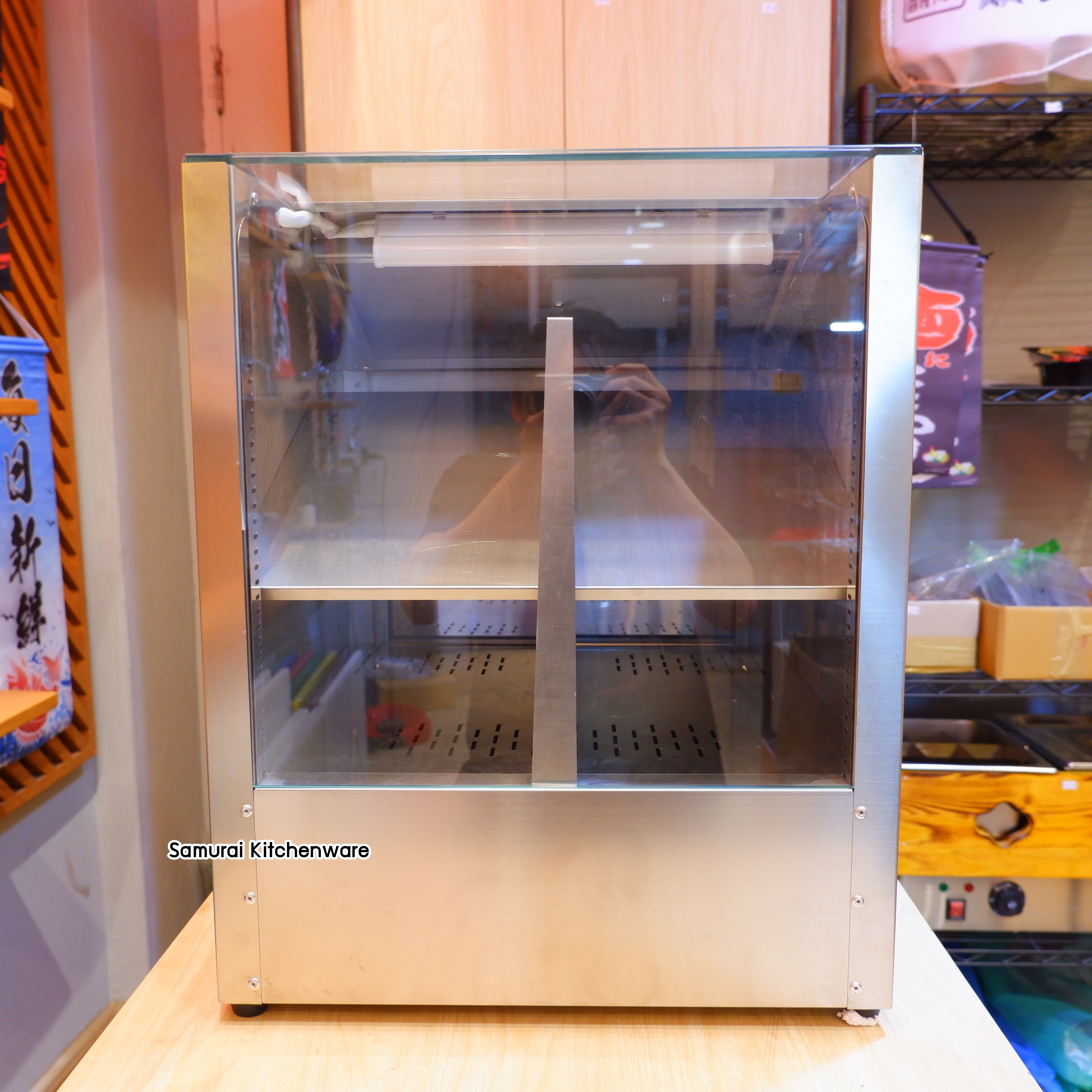 ตู้อุ่นป๊อปคอร์น (สแตนเลสทั้งตัว)