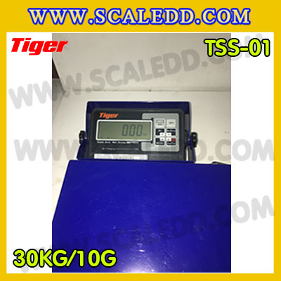 เครื่องชั่งพกพา30กิโลกรัม เครื่องชั่งน้ำหนักแบบพกพา30กิโลกรัม เครื่องชั่งน้ำหนักดิจิตอล30กิโลกรัม เครื่องชั่งพกพาพร้อมบลูทูธ(Bluetooth) พิกัดน้ำหนัก 30 กิโลกรัม ความละเอียด 0.10kg ยี่ห้อ TIGER รุ่น TSS-01