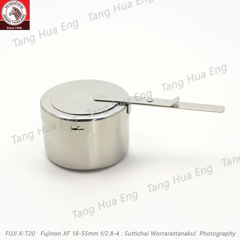 Zebra ชุดอ่างอุ่นอาหารกลม Classic II ฝาแก้ว ตราหัวม้าลาย