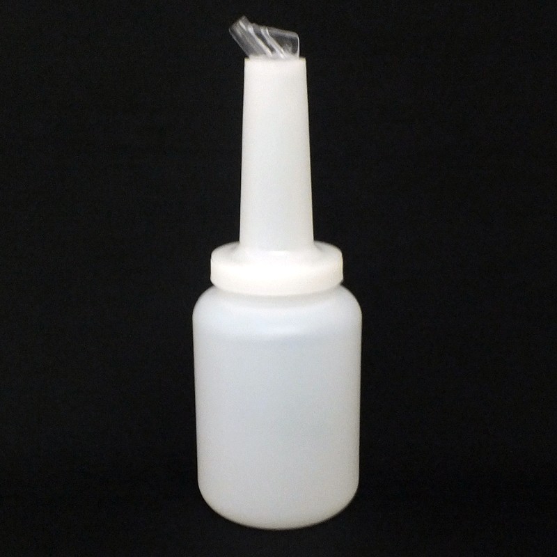 ขวดใส่น้ำผลไม้ ขนาด 0.5 แกลลอน สีขาว ( คอขาว ) 8021-WHI