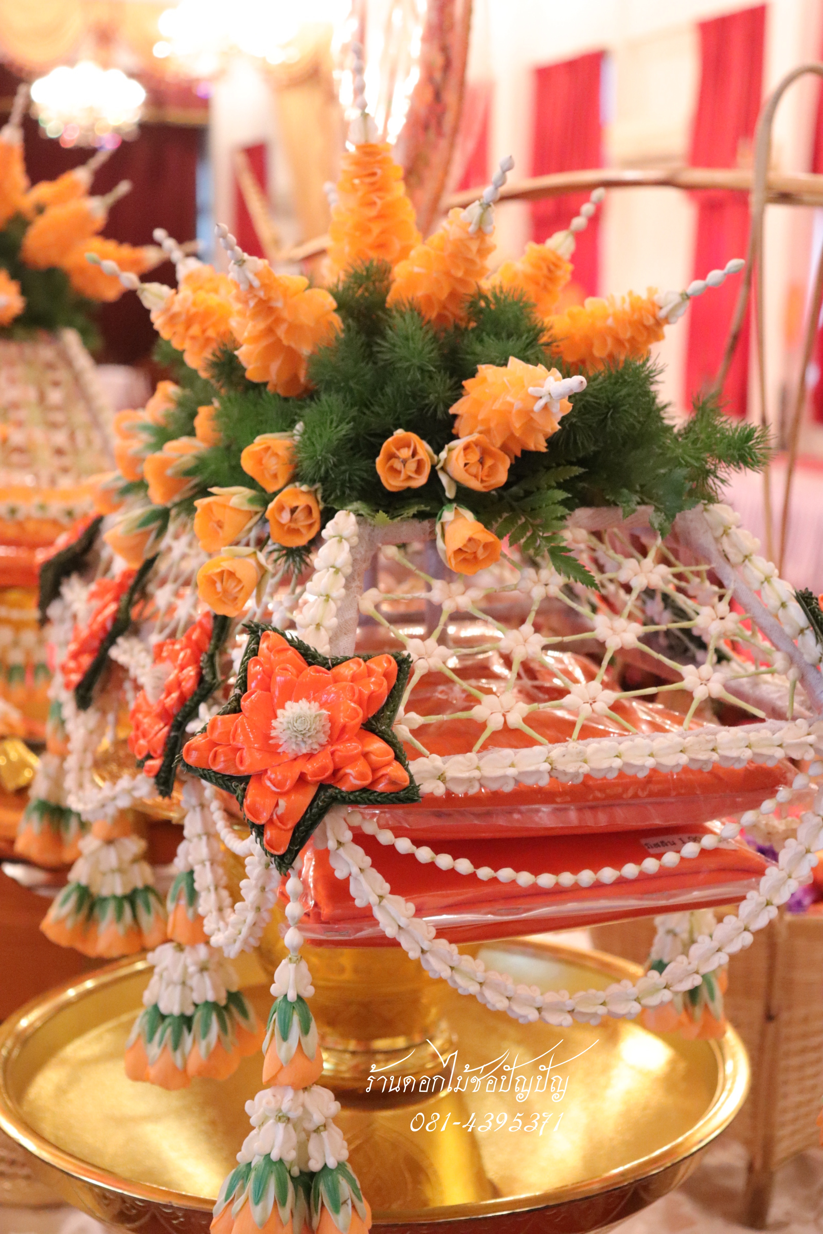 เครื่องบวชดอกไม้สด ชุดD7