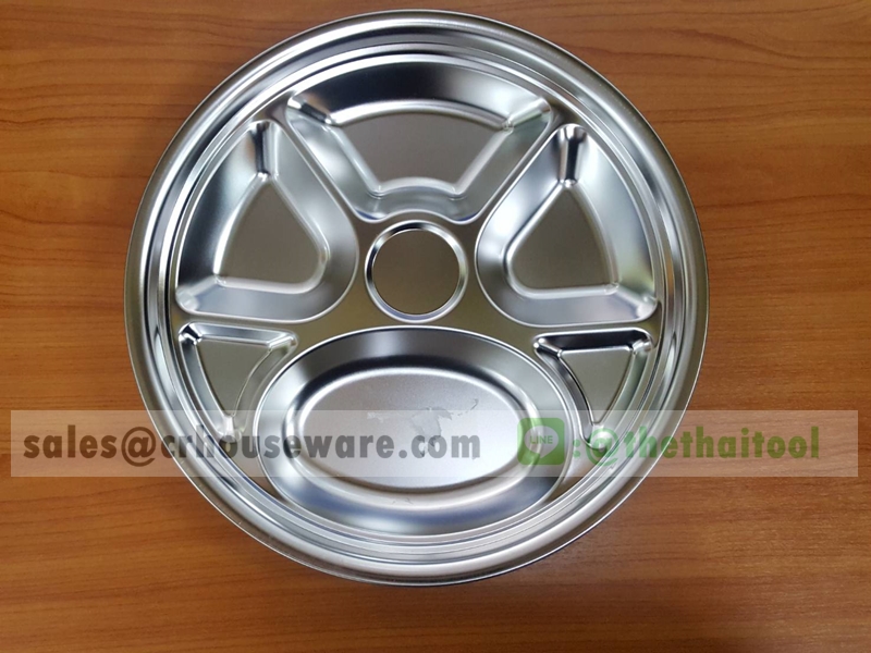 ถาดหลุมสแตนเลส 35 ซม. SL-US-FTR-035