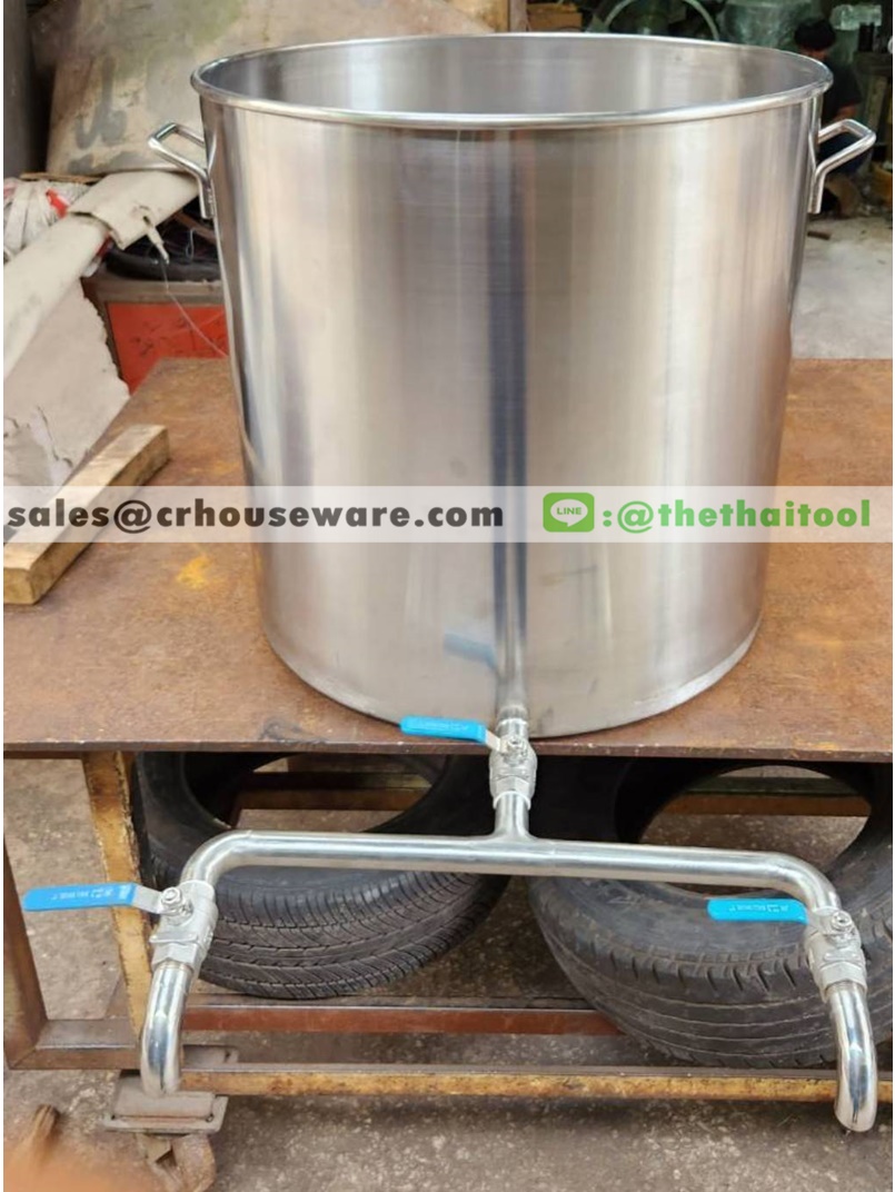 หม้อสตูว์สเตนเลสหนาใหญ่ 005-ST-66200,หม้อสตูแปรรูปอาหารขออย.,หม้อสเตนเลสเกรดAฟู้ดเกรด