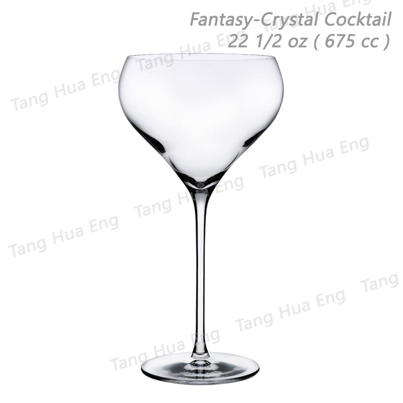 ( 6 ใบ ) แก้วค็อกเทล เนื้อคริสตัล Nude Fantasy-Crystal Cocktail 675 cc. #66130-1080744