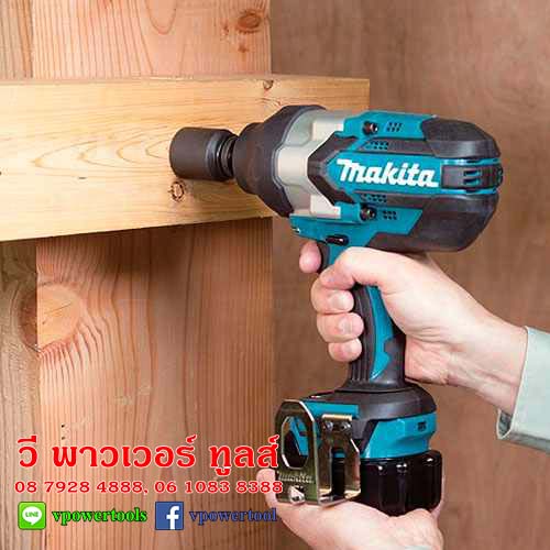 Makita DTW1002RFJ บล็อกไร้สาย 18 โวลต์ ขนาด 1/2" (สี่หุน) BL Motor แรงบิดสูงสุด 1000Nm. (ครบชุด) * ไปใช้ DTW1002JX3