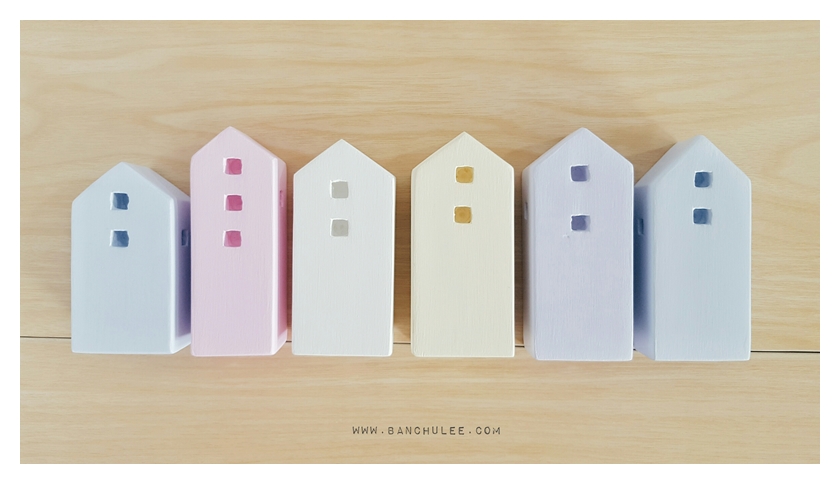 Wooden Pastel Village