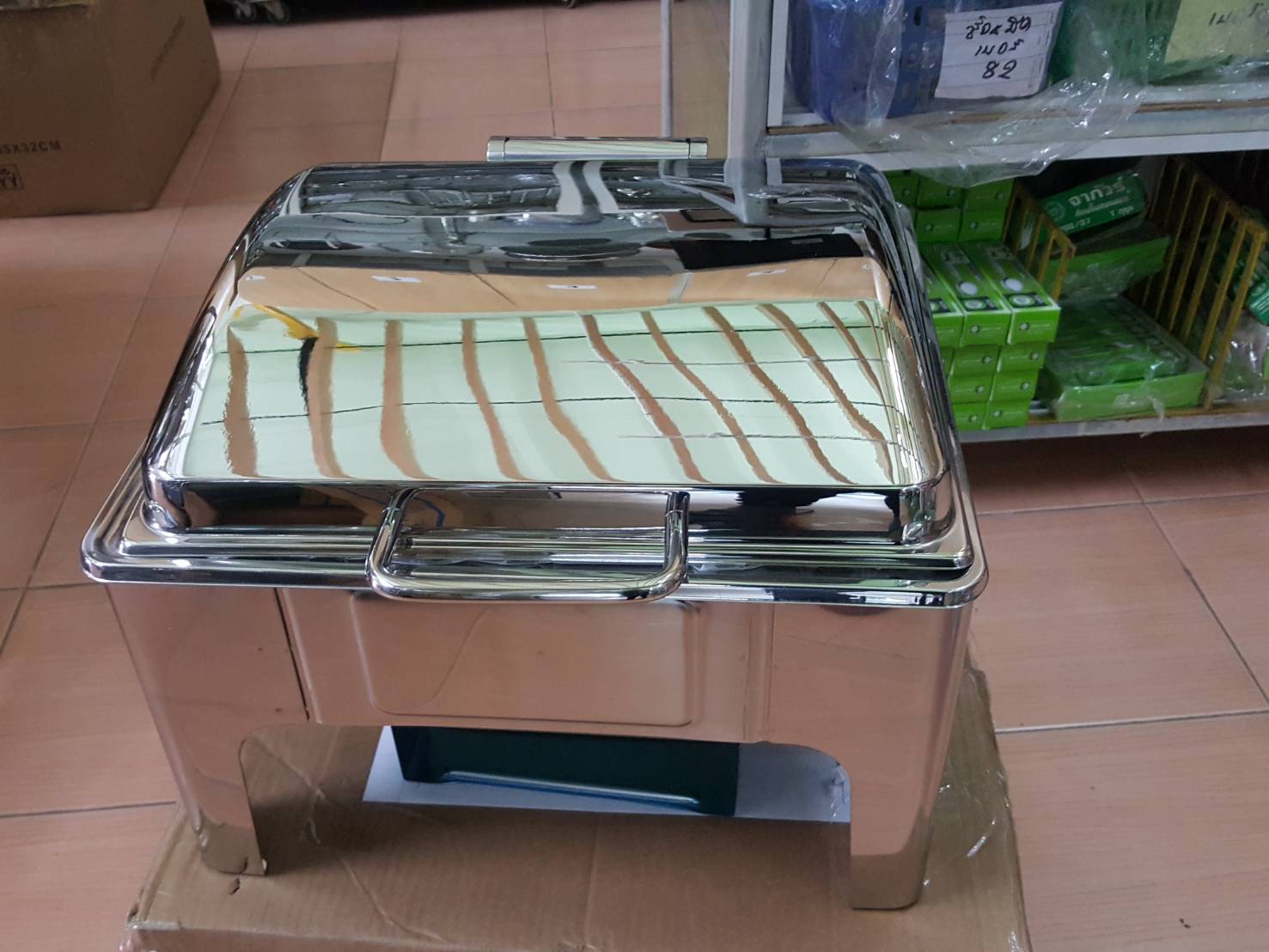 อ่างอุ่นอาหารเล็ก ขนาด 2/3 พร้อมฮีทเตอร์ไฟฟ้า รหัส 005-SD322SP2