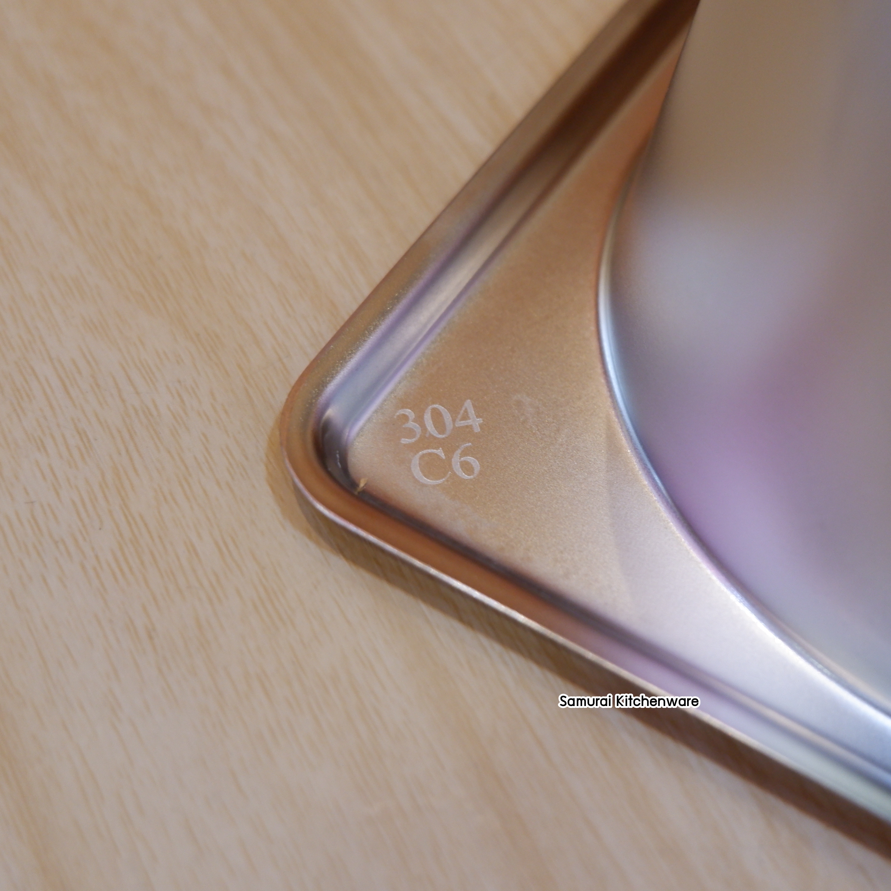 ถาดท็อปปิ้ง สแตนเลส เกรด 304 รุ่น TOP-301