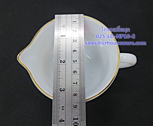 โถนมเนื้อมุก ลายโนเบิ้ลพิ้ง 025-LD-NP10-2 Noble Pink Dinner