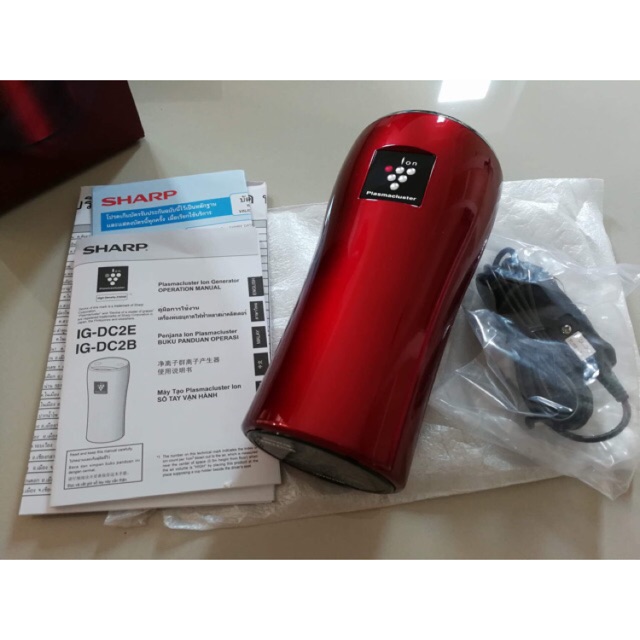 Sharp เครื่องฟอกอากาศติดรถยนต์ รุ่น IG-DC2B-R (สีแดง)
