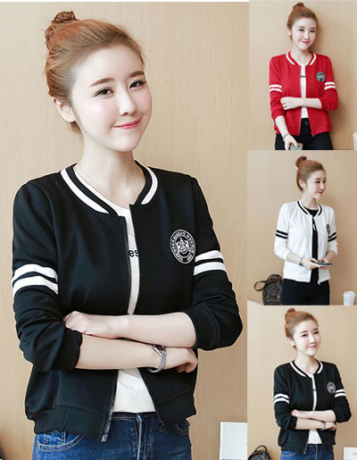 เสื้อคลุมแขนยาวแฟชั่นแบบคลาสสิกสไตล์เกาหลีรหัส 1916