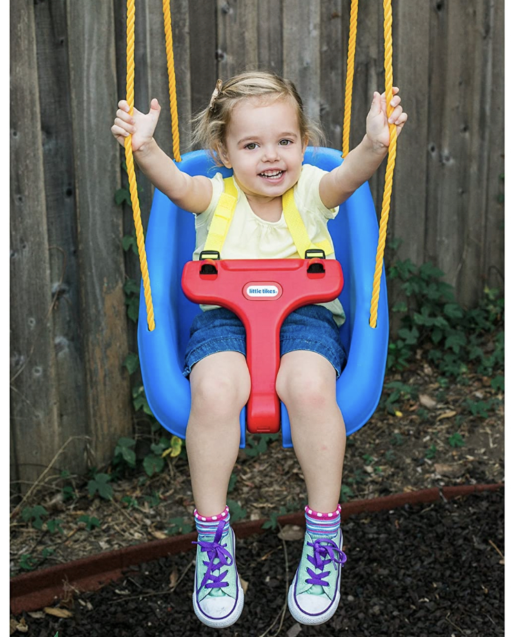 ชิงช้า Little Tikes 2-in-1 Snug 'n Secure Swing Blue