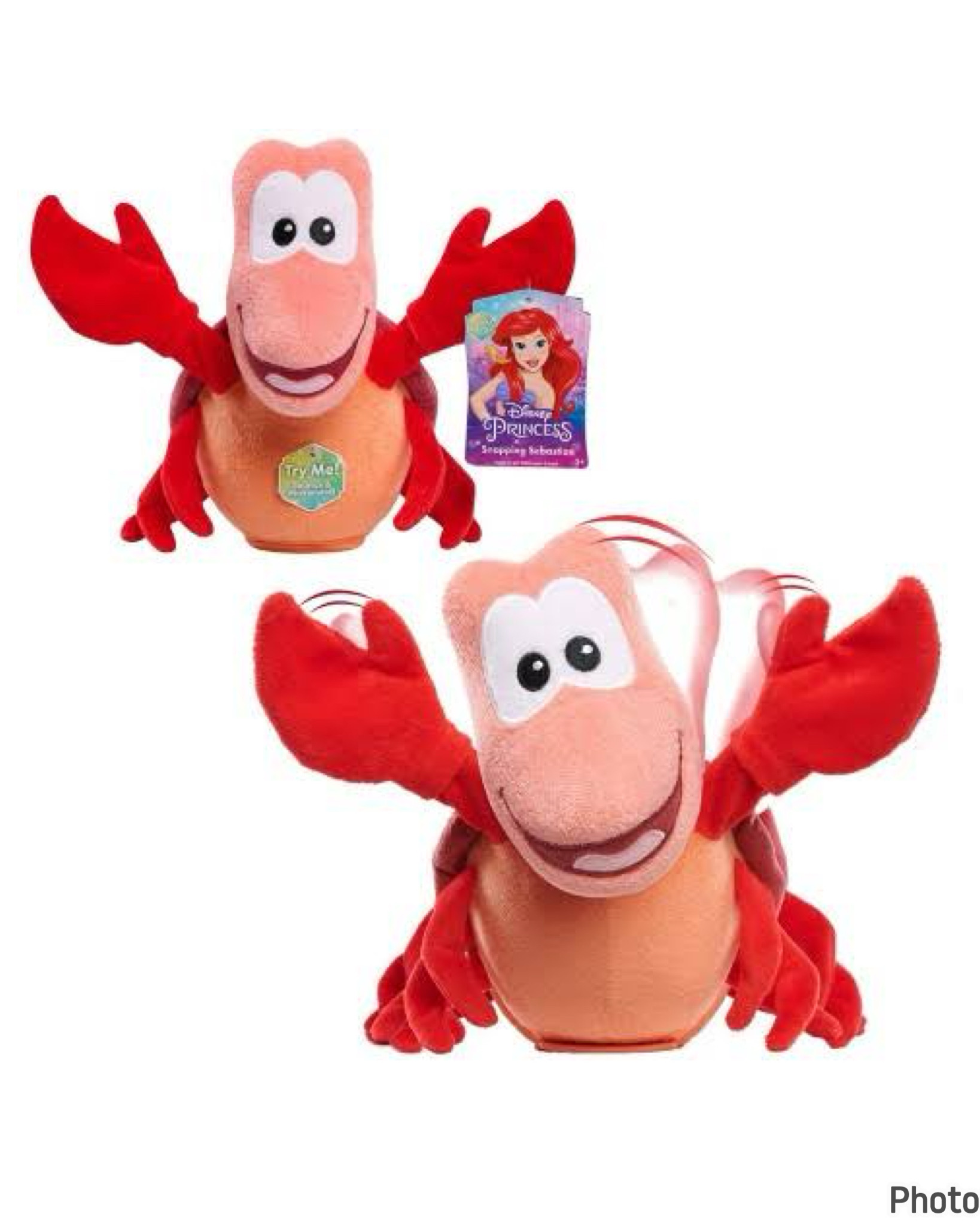 Disney Princess Singing and Snapping Sebastian 10-inch