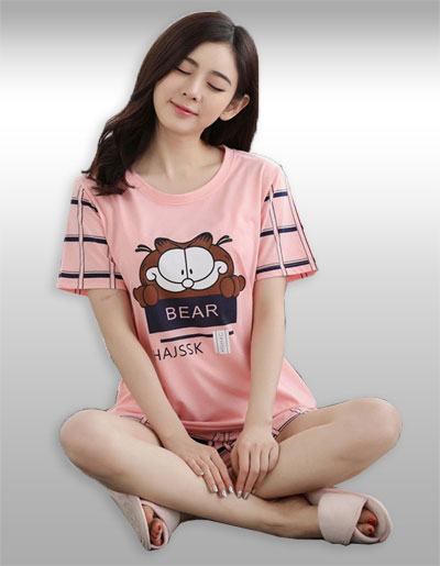 ชุดเซ็ทเสื้อกางเกงลายการ์ตูนสุดน่ารัก รหัส2096