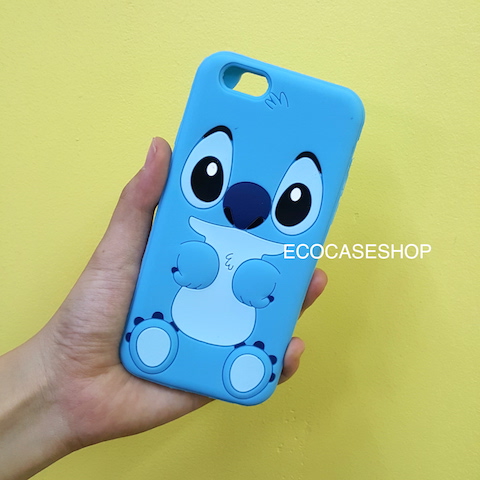 iPhone6/6s เคสยางซิลิโคนสติช