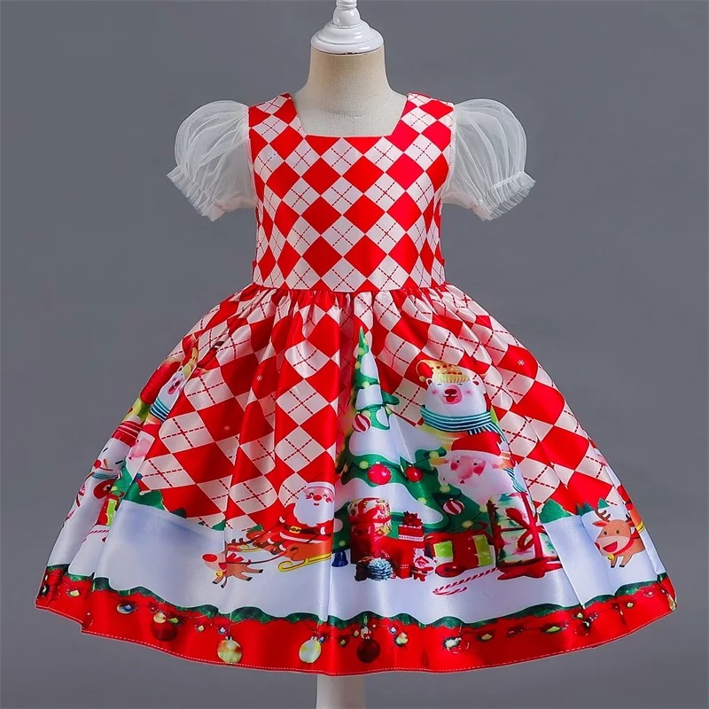 พร้อมส่ง ชุดเดรส ชุดคริสต์มาส ซานตี้ รุ่นใหม่
