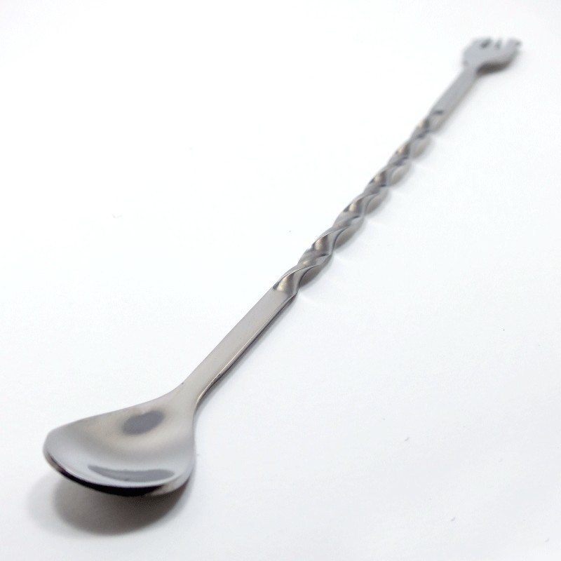 ช้อนคนเหล้าสเตนเลสแบบปลายส้อม SBS-SF