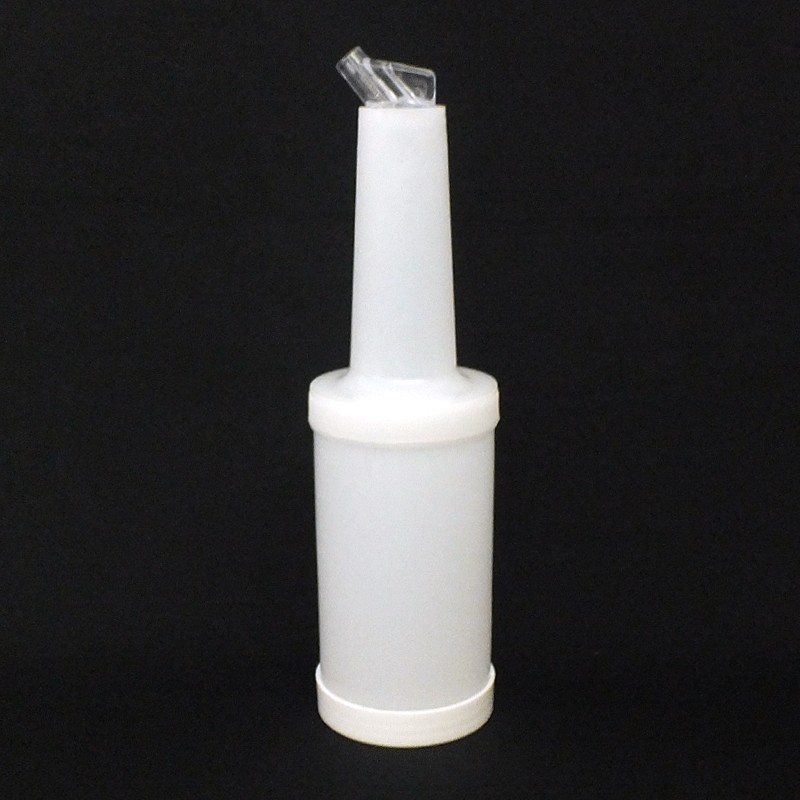 ขวดใส่น้ำผลไม้ ขนาด 1 ควอทซ์ สีขาว ( คอขาว ) 8020-WHI