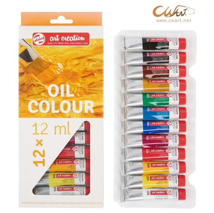 ชุดสีน้ำมัน Art Creation 12ml, 12สี