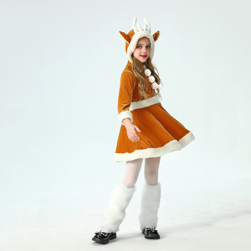 พร้อมส่ง ชุดคริสต์มาส เด็กชาย เด็กหญิงชุดซานตี้ ซานต้า