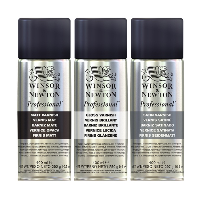 สเปรย์เคลือบสีน้ำมันและสีอะคริลิค Winsor 400ml