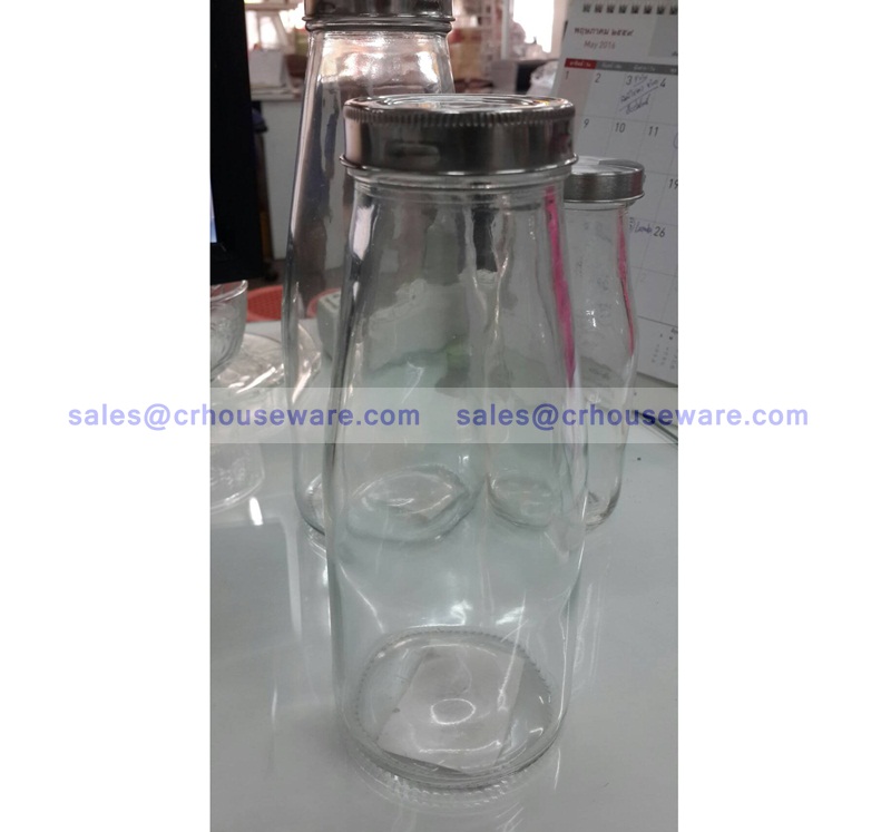 ขวดแก้ว ฝาสแตนเลส 500 มล. 005-BST-S01