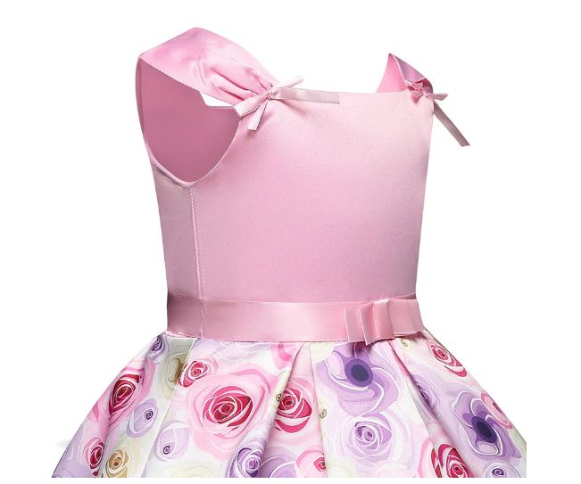 ชุดออกงานเด็ก แขนกุด สไตล์วินเทจ