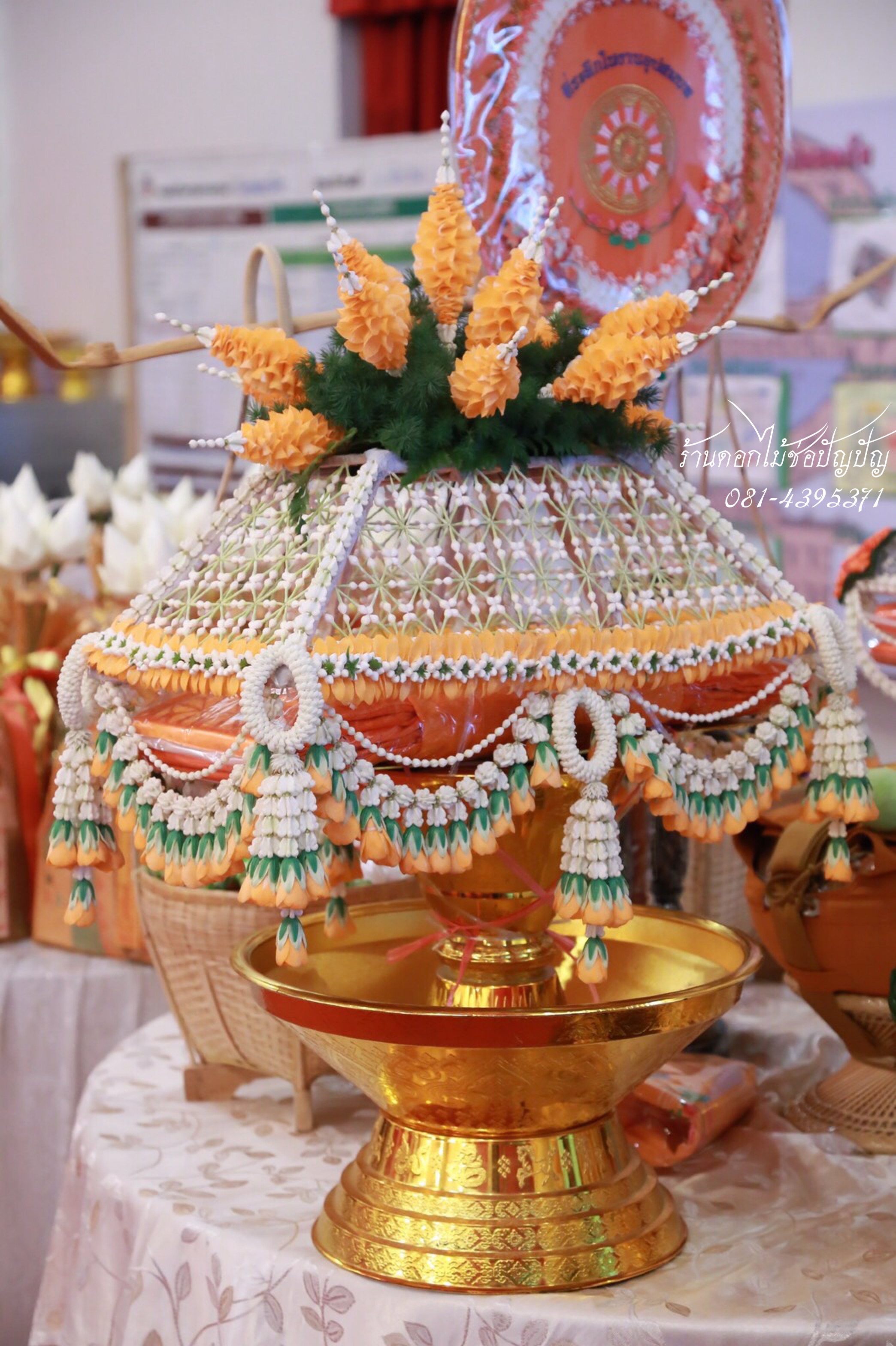 เครื่องบวชดอกไม้สด ชุดD7