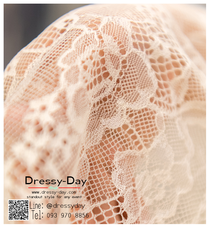 รหัส ชุดผ้าคลุมไหล่ : DD002 ผ้าคลุมไหล่ชุดราตรี ไปงานแต่ง ผ้าคลุมไหล่ชุดราตรีไซส์ใหญ่ เสื้อคลุมชุดราตรี พร้อมส่ง สวย เรียบหรู สีครีม