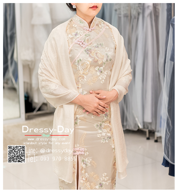 รหัส ชุดผ้าคลุมไหล่ : DD004 ผ้าคลุมไหล่ชุดราตรี ไปงานแต่ง ไซส์ใหญ่ เสื้อคลุมชุดราตรีพร้อมส่ง สวย เรียบหรู ใส่ได้หลากหลายโอกาส