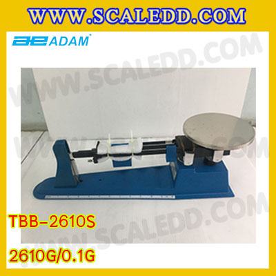 เครื่องชั่งคานเลื่อน2610กรัม ตาชั่งคานเลื่อนชนิดกรัม เครื่องชั่งแบบคานเลื่อน2610g จานสแตนเลส เส้นผ่าศูนย์กลาง 152mm.